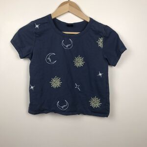 celestial sun‎ and moon Vibe N xs crop top